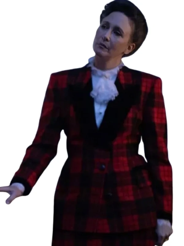Vera Farmiga The Conjuring Last Rites Checkered Coat