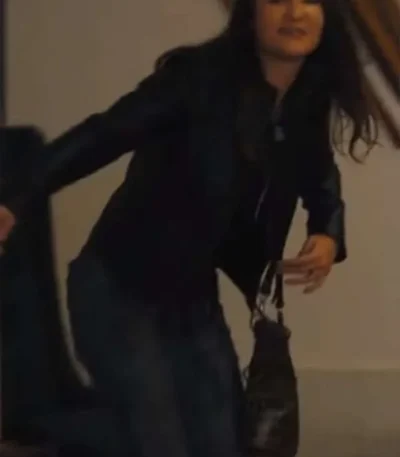 Viktoria Vinyarska Room 203 Black Leather Jacket