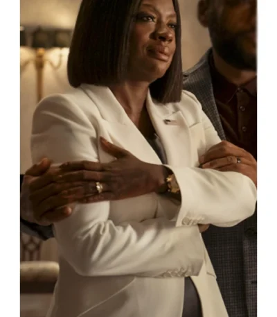 Viola Davis G20 White Blazer