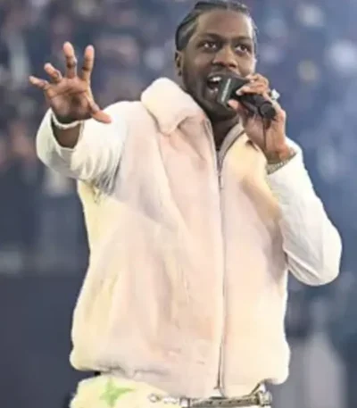 Lil Yachty WrestleMania 42: Night 2 Shearling Vest