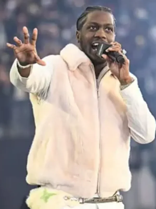 Lil Yachty WrestleMania 42: Night 2 Shearling Vest