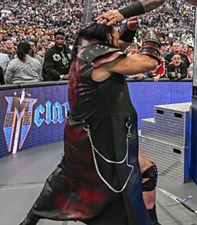 WrestleMania 42 Drew McIntyre Leather Coat