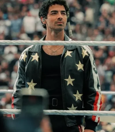 WrestleMania 42 Joe Jonas USA Leather Jacket