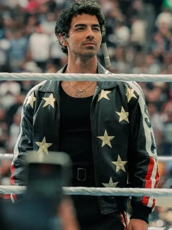 WrestleMania 42 Joe Jonas USA Leather Jacket