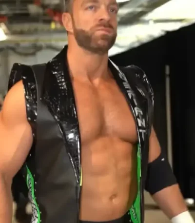 WrestleMania 42 LA Knight Black Leather Vest