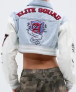 WWE Nia Jax Cropped Denim Jacket