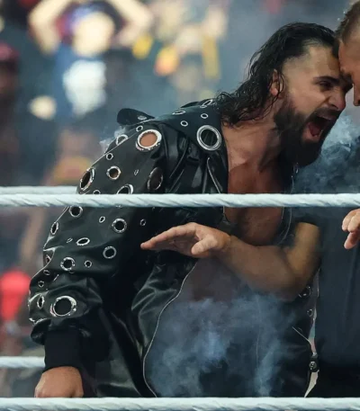 WrestleMania 42 Seth Rollins Leather Coat