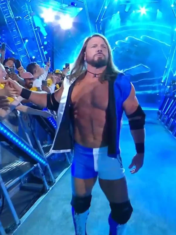 WWE AJ Styles Crown Jewel 2025 Vest