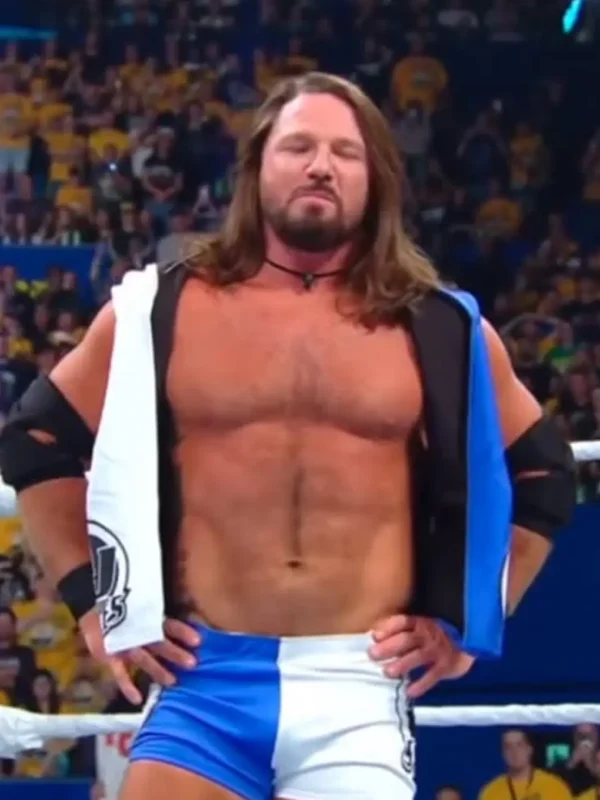 WWE AJ Styles Crown Jewel 2025 Vest