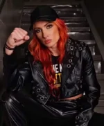 WWE Becky Lynch Black Grommet Jacket