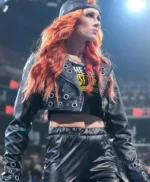 WWE Becky Lynch Black Grommet Jacket