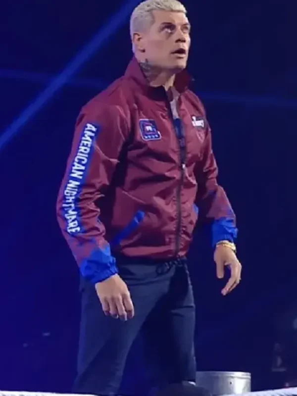 Cody Rhodes Red Windbreaker Jacket