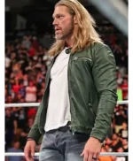 WWE Edge Green Leather Jacket