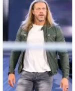 WWE Edge Green Leather Jacket