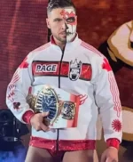 WWE NXT Ethan Page White Jacket