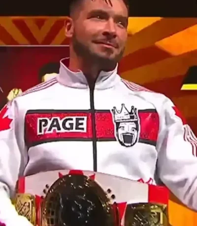 WWE NXT Ethan Page White Jacket