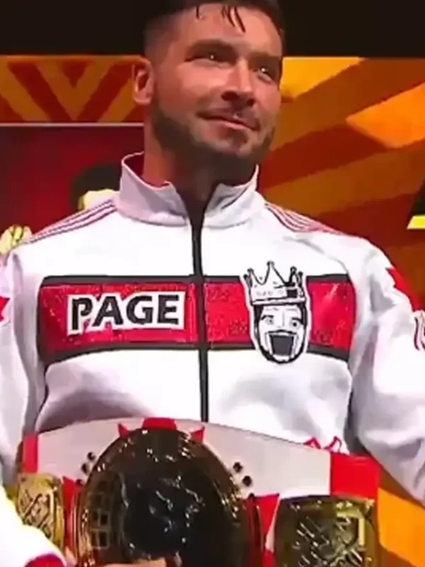 WWE NXT Ethan Page White Jacket