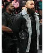 WWE NXT Tony D’Angelo Black Shearling Jacket