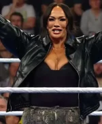 WWE Nia Jax Black Leather Jacket