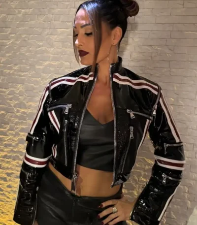WWE Nikki Bella Leather Jacket