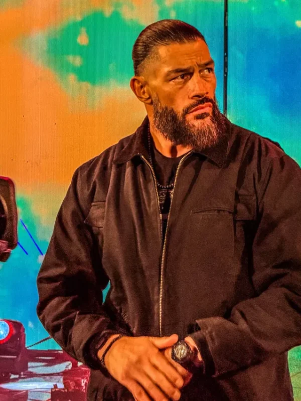WWE RAW 2026 Roman Reigns Black Jacket