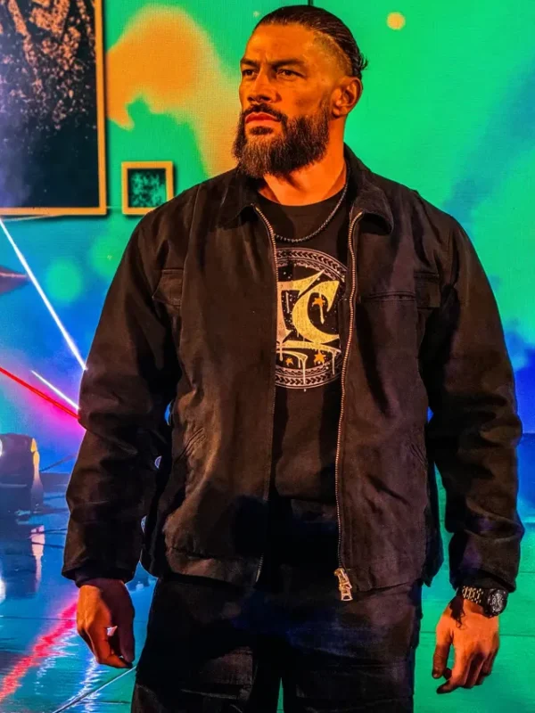 WWE RAW 2026 Roman Reigns Black Jacket