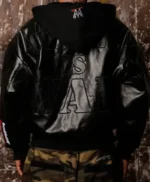 WWE Raw Is War Black Leather Jacket