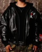 WWE Raw Is War Black Leather Jacket