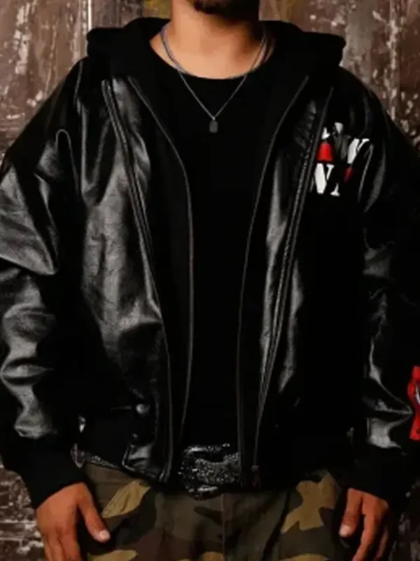 WWE Raw Is War Black Leather Jacket
