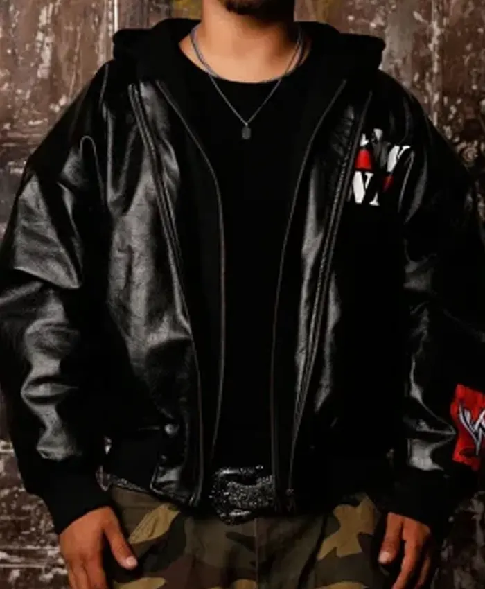 WWE Raw Is War Black Leather Jacket WWE Raw Is War Black Leather Jacket