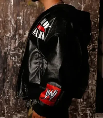 WWE Raw Is War Black Leather Jacket
