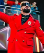 WWE Raw Seth Rollins Red Wool Coat