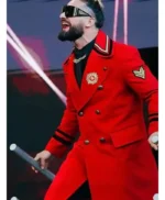 WWE Raw Seth Rollins Red Wool Coat