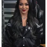 WWE Roxanne Perez Satin Varsity Jacket