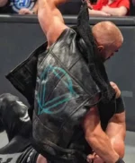WWE 2026 Austin Theory Black Leather Vest