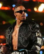 SmackDown 2026 Carmelo Hayes Black Leather Jacket