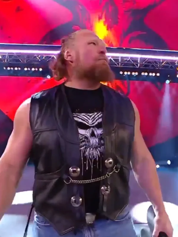 WWE SummerSlam Brock Lesnar Return Leather Vest