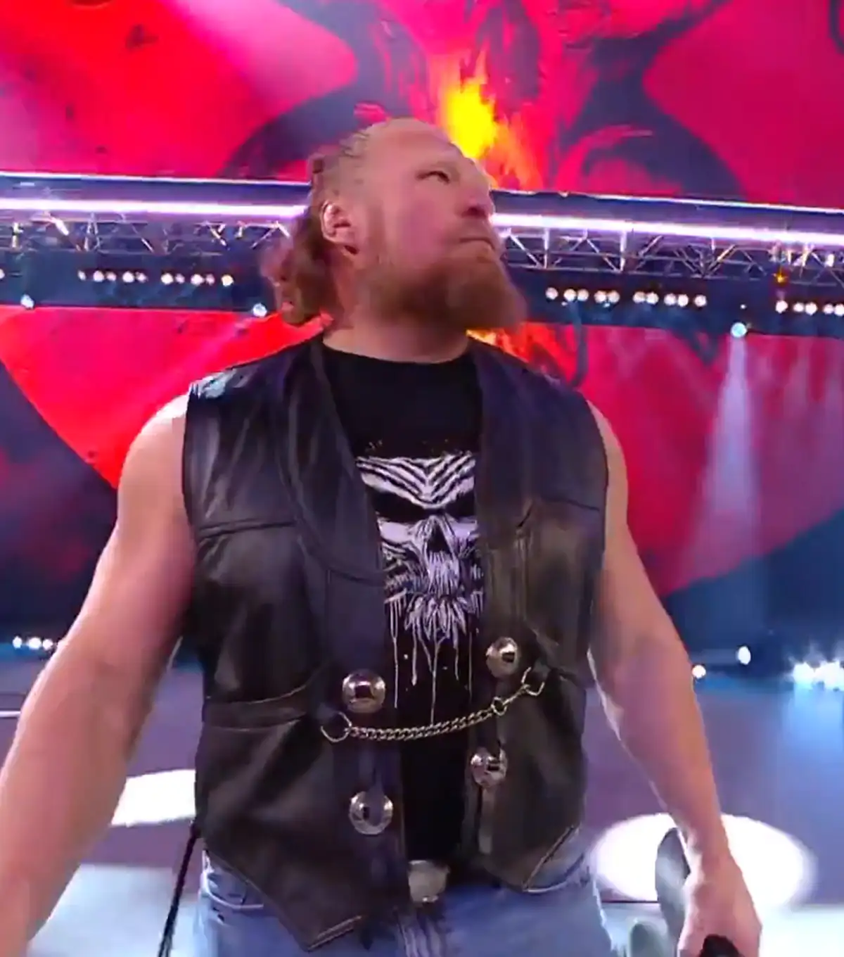 WWE SummerSlam Brock Lesnar Return Leather Vest WWE SummerSlam Brock Lesnar Return Leather Vest