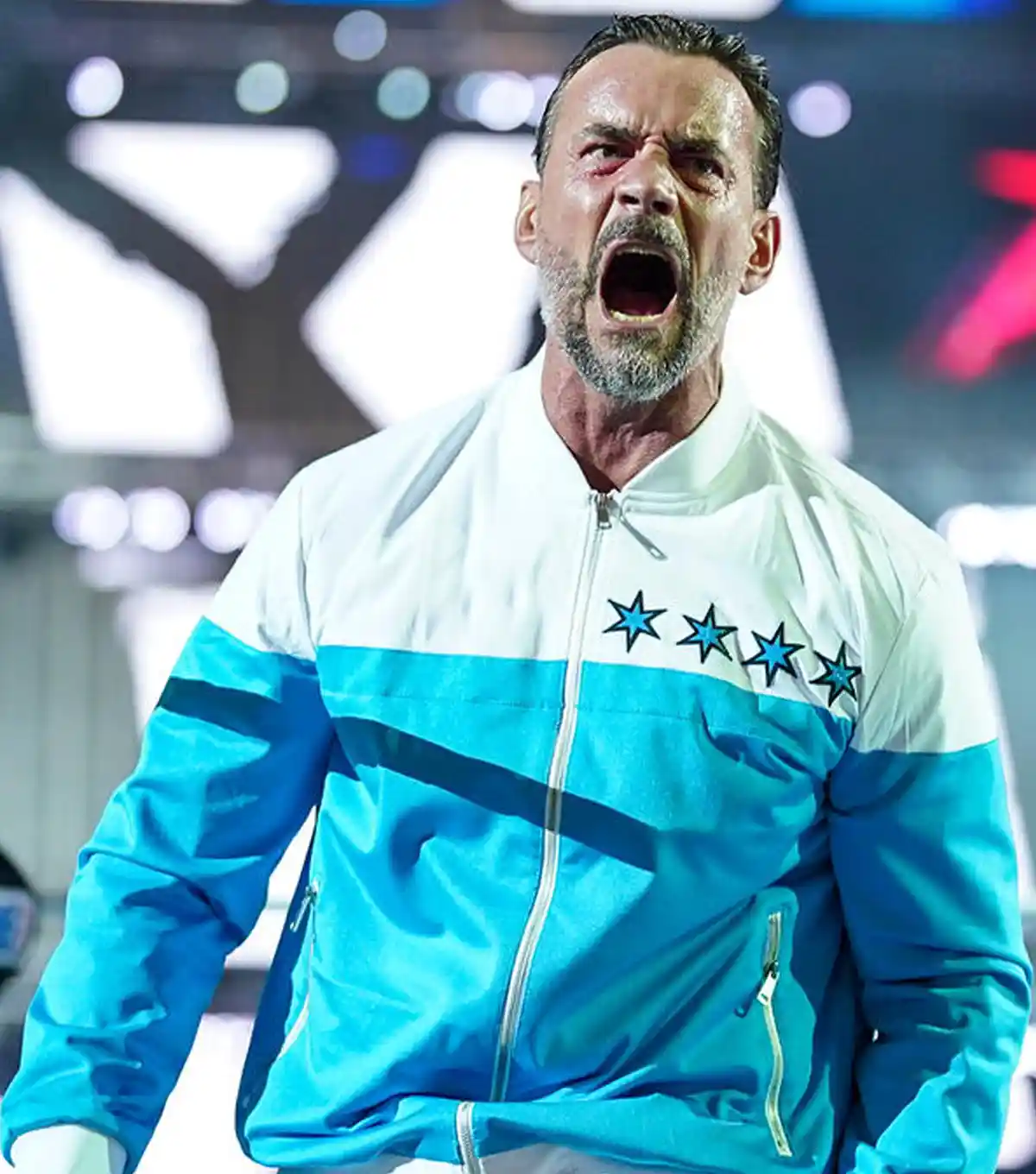 WWE SummerSlam CM Punk Fanstatic Four Jacket WWE SummerSlam CM Punk Fanstatic Four Jacket