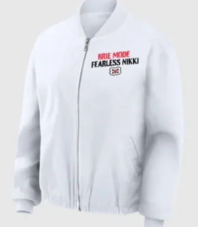 WWE The Bella Twins White Bomber Jacket