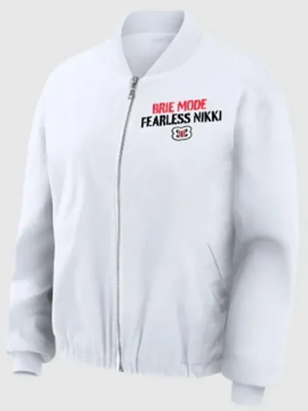 WWE The Bella Twins White Bomber Jacket