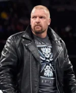 WWE Triple H Black Leather Jacket​