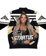 WWE Trish Stratus Satin Bomber Jacket