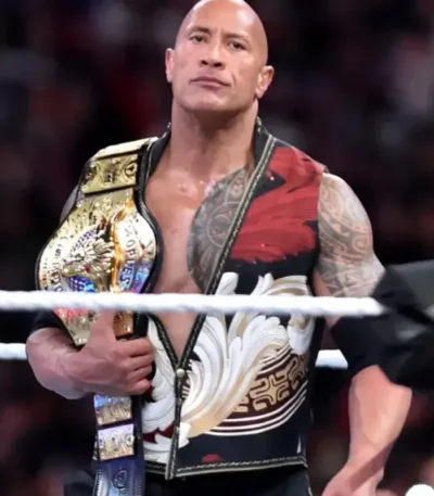 WWE WrestleMania 40 The Rock Vest