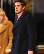 We Live in Time 2025 Andrew Garfield Blue Peacoat