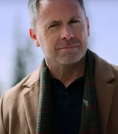 William Devry Christmas At The Chalet 2023 Brown Wool Coat