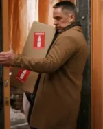 William Devry Christmas At The Chalet 2023 Brown Wool Coat