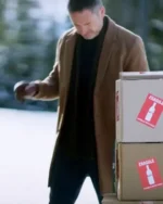 William Devry Christmas At The Chalet 2023 Brown Wool Coat