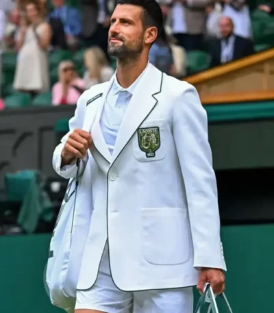 Wimbledon Novak Djokovic White Blazer
