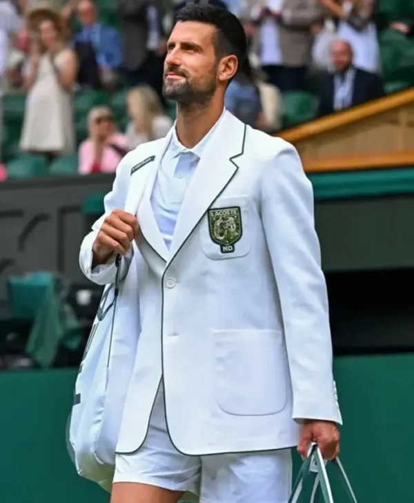 Wimbledon Novak Djokovic White Blazer